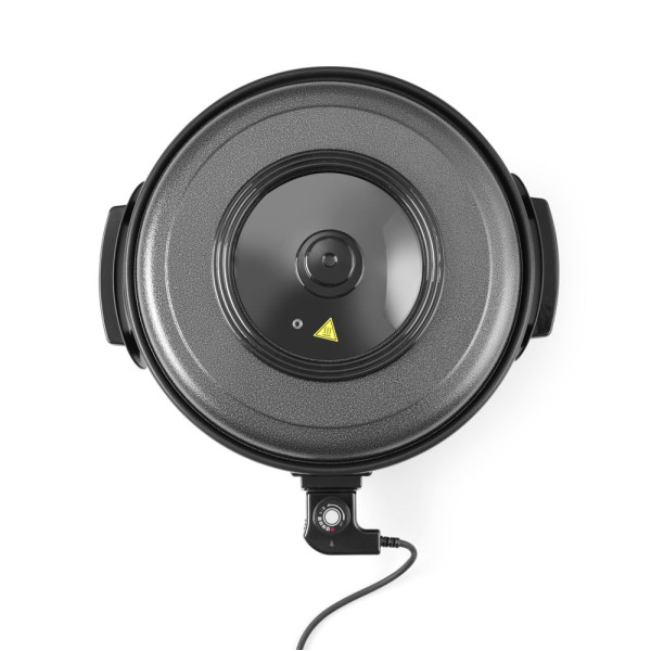 Elektromos serpenyő, HENDI, belső edény 400x(H)50mm, 230V/1400W, ⌀400x(H)190mm 239506