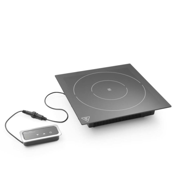 Indukciós főzőlap 1000W, Fine Dine, Fekete, 230V/1000W, 350x397x(H)85mm 239551