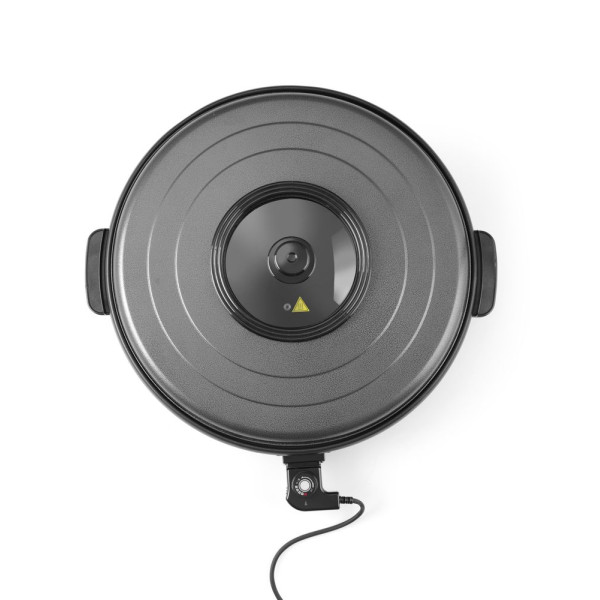 Elektromos serpenyő, HENDI, belső edény 550x(H)60mm, 230V/1600W, ⌀620x(H)170mm 239605