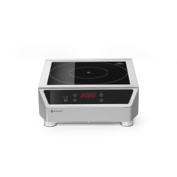 Indukciós tűzhely, 3500 D modell, HENDI, Profi Line, 230V/3500W, 342x431x(H)116mm 239711