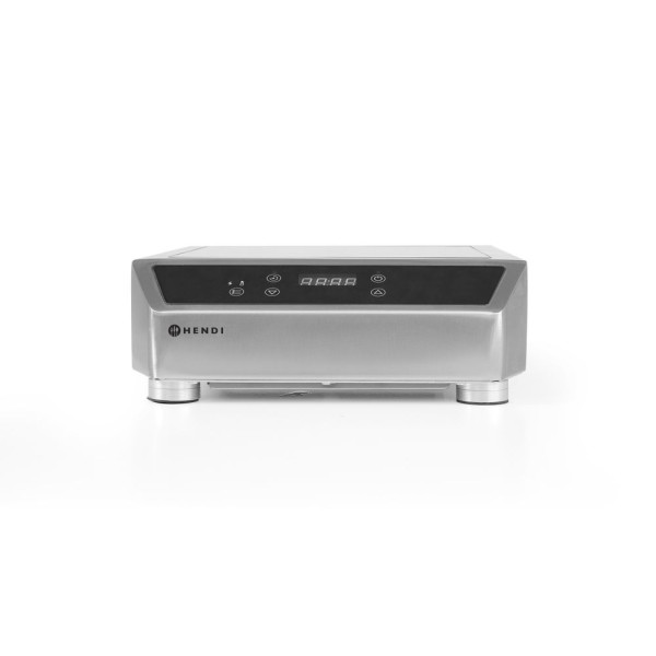 Indukciós tűzhely, 3500 D modell, HENDI, Profi Line, 230V/3500W, 342x431x(H)116mm 239711