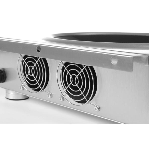 Indukciós főzőlap 3500 wok modell, HENDI, Profi Line, Indukciós egység, 230V/3500W, 340x450x(H)130mm 239766