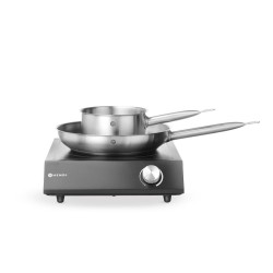 Beállítás: Indukciós tűzhely, 3500W + serpenyő + serpenyő, HENDI, Fekete, 220-240V/3500W, 320x395x(H)95mm 239889