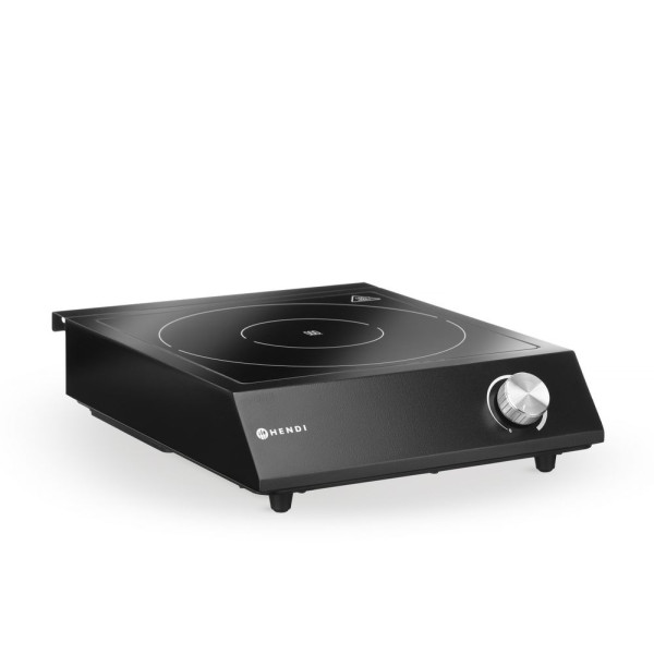 Beállítás: Indukciós tűzhely, 3500W + serpenyő + serpenyő, HENDI, Fekete, 220-240V/3500W, 320x395x(H)95mm 239889