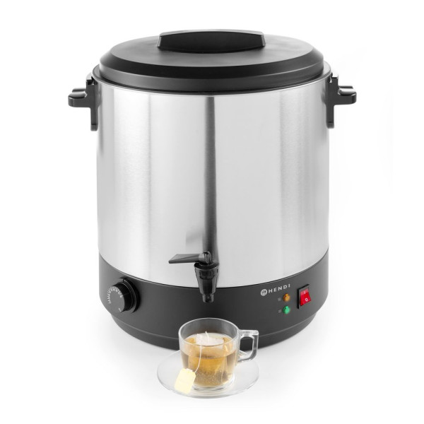 Ital melegentartó, HENDI, 25L, 230V/2500W, 442x426x(H)491mm 240700