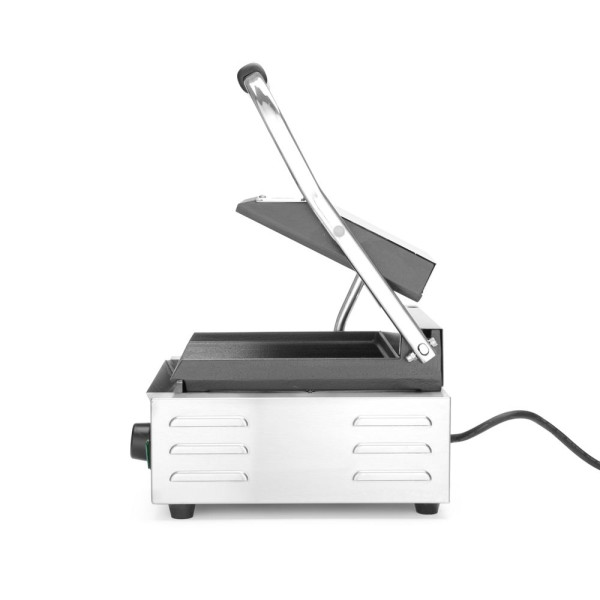 Kontakt grill - szimpla verzió, HENDI, Bordázott tetejű és aljú, 230V/1800W, 310x375x(H)216mm 263501