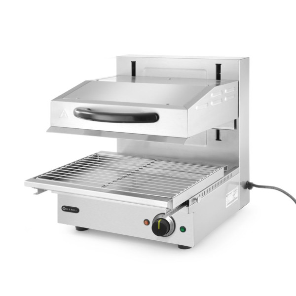 Emelhető Salamander grill, 450 mm munkamagassággal, HENDI, 230V/2800W, 470x520x(H)530mm 264607