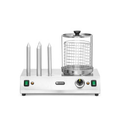 Kolbász- és Hot dog melegentartó, HENDI, 220-240V/550W, 500x310x(H)395mm 265031
