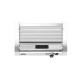Kolbászsütő grill, 1 zónás, energiatakarékos fedéllel, HENDI, 7 görgős, 230V/620W, 566x375x(H)259mm 268636