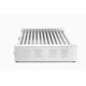 Kolbászsütő grill XL - 2 zóna, HENDI, 14 görgős, Ezüst, 220-240V/2000W, 732x590x(H)168mm 268674