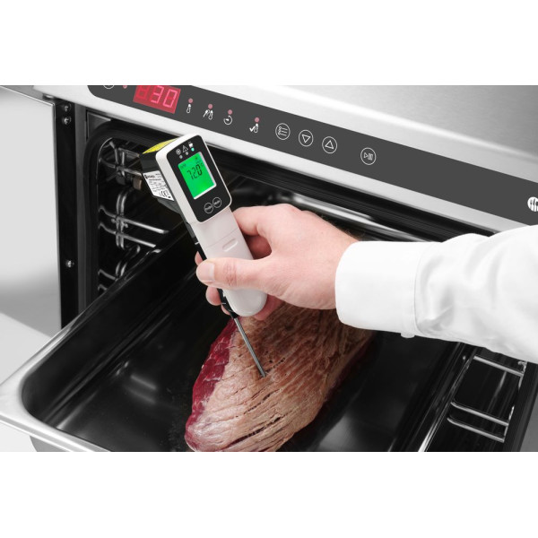 Infravörös hőmérő szondával, HENDI, 39x53x(H)158mm 271254