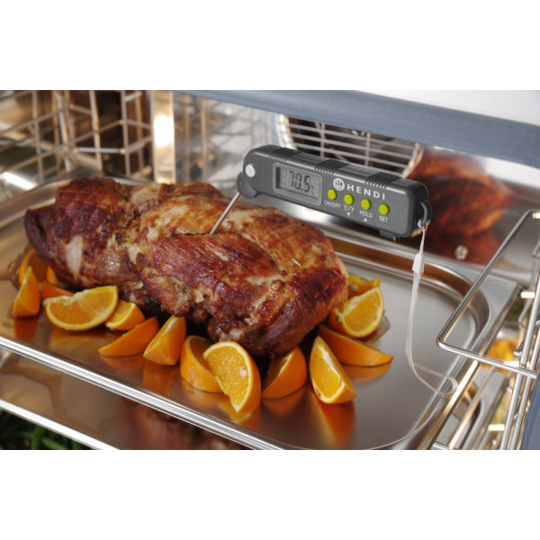 Hőmérő összecsukható szondával, HENDI, 160x40x(H)25mm 271308