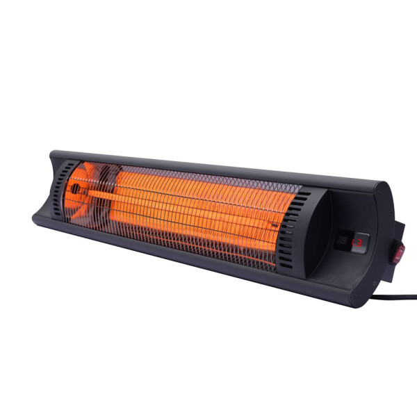 Bola terasz infravörös hősugárzó, HENDI, Fekete, 230V/2500W, 912x185x(H)174mm 272428