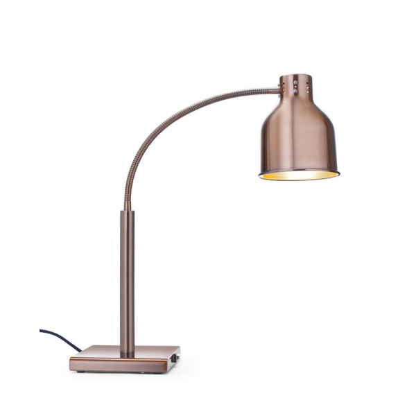 Rugalmas fűtőlámpa, HENDI, Rézvörös, 220-240V/250W, 268x203x(H)660mm 273753