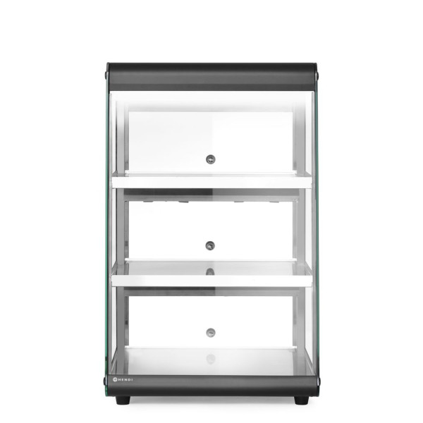 Fűthető asztali ételpult, HENDI, Fekete, 220-240V/500W, 472x447x(H)775mm 273760