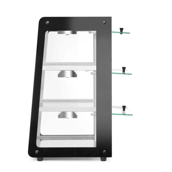Fűthető asztali ételpult, HENDI, Fekete, 220-240V/500W, 472x447x(H)775mm 273760