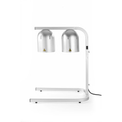 2 lámpás infravörös melegentartó lámpa, HENDI, Ezüst, 230V/250W, 453x360x(H)790mm 273906