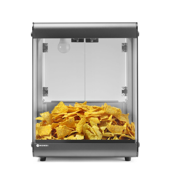 Nachos melegítő, HENDI, Fekete, 220-240V/500W, 400x344x(H)525mm 282779