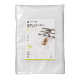 Dombornyomott vákuumtasakok, HENDI, 100 db., 250x350mm 297445