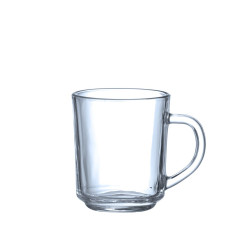 Üveg bögre, HENDI, 0,24L, 6 db., ⌀73x(H)88mm 424490