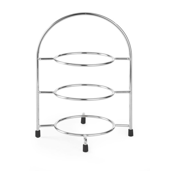 Szervírozó állvány , HENDI, max. Ø 275 mm tányér, 290x290x(H)440mm 425473