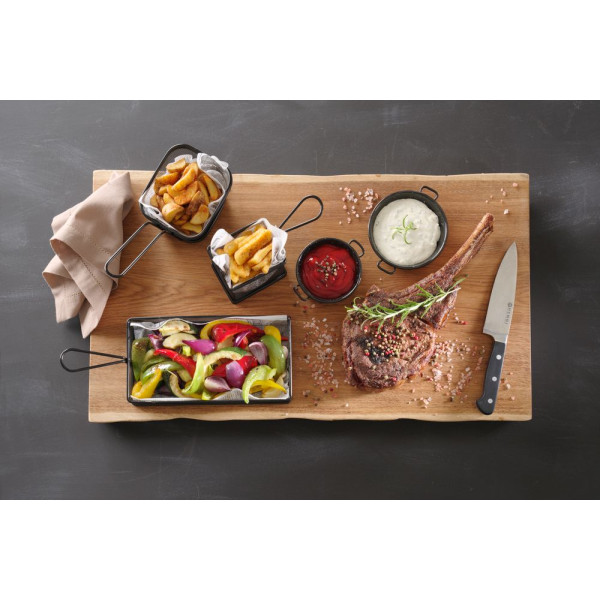 Miniatűr olajsütő kosarak, HENDI, 255x135x(H)45mm 425657