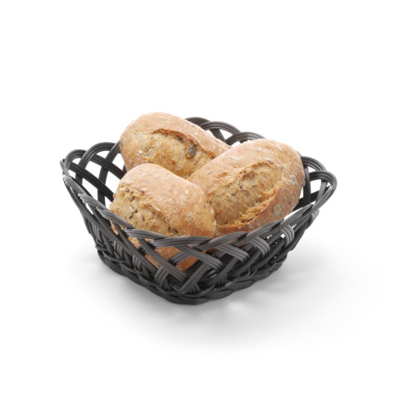 Fonott oldalú kosarak, HENDI, téglalap, Fekete, 225x150x(H)65mm 426241