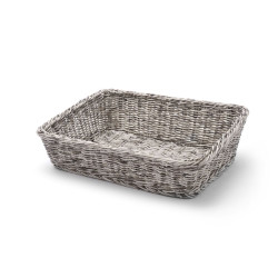 Süteményes kosár szögletes , HENDI, Világos szürke, 400x300x(H)120mm 426661