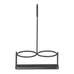 Fűszertartó állvány fekete, HENDI, 135x65x(H)200mm 427170