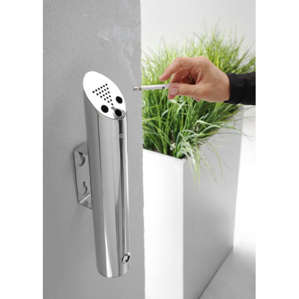 Falra szerelhető Hamutartó, HENDI, ⌀75x(H)460mm 440216