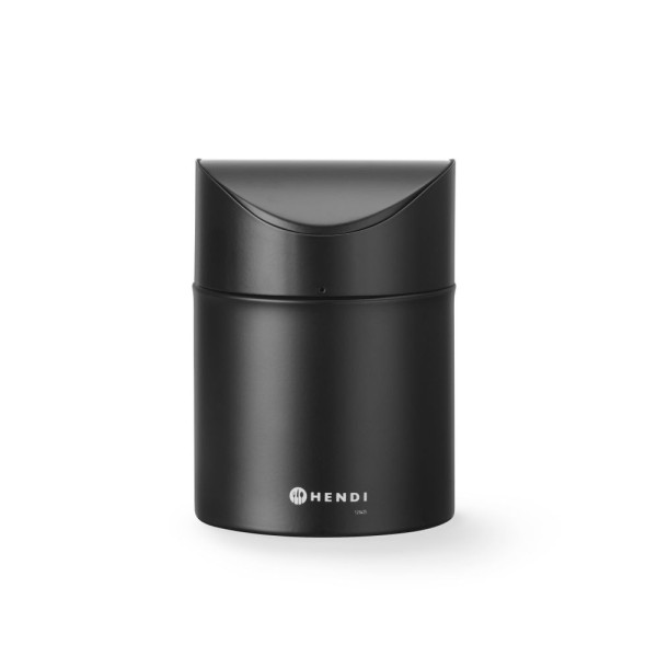 Asztali szemetes lengőfedéllel, HENDI, 1,2L, Zöld, ⌀120x(H)165mm 440780