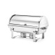 Chafing edény GN 1/1 Rolltop fedővel, HENDI, 9L, 590x340x(H)400mm 470206
