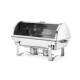 Chafing edény GN 1/1 Rolltop fedővel, HENDI, 9L, 590x340x(H)400mm 470206