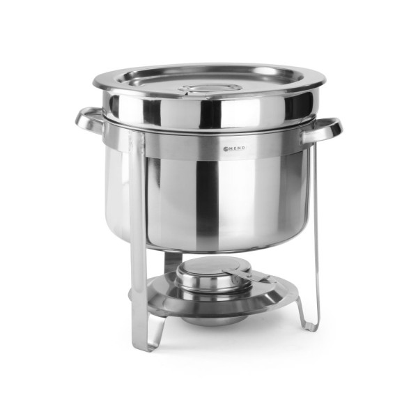 Leveses Chafing edény, HENDI, Kitchen Termékcsalád, 8L, ⌀370x(H)325mm 472507
