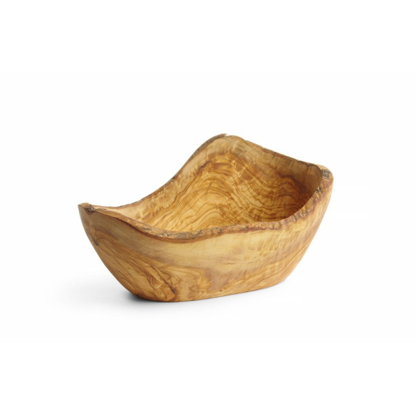 Dekoratív olívafa tál, HENDI, 300x190x(H)110mm 505373