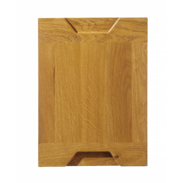 Tölgyfa tálalódeszka, HENDI, 370x270x(H)20mm 505465