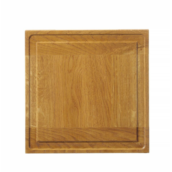 Tölgyfa tálalódeszka, HENDI, 270x270x(H)20mm 505472