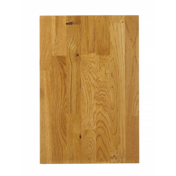 Szervírozó deszka, tölgyfa, HENDI, 420x280x(H)40mm 505489