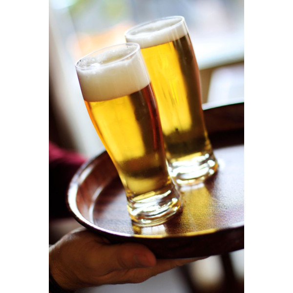 Felszolgáló tálca „Wood form”, AmerBox, Mahagóni, ⌀320x(H)35mm 507711