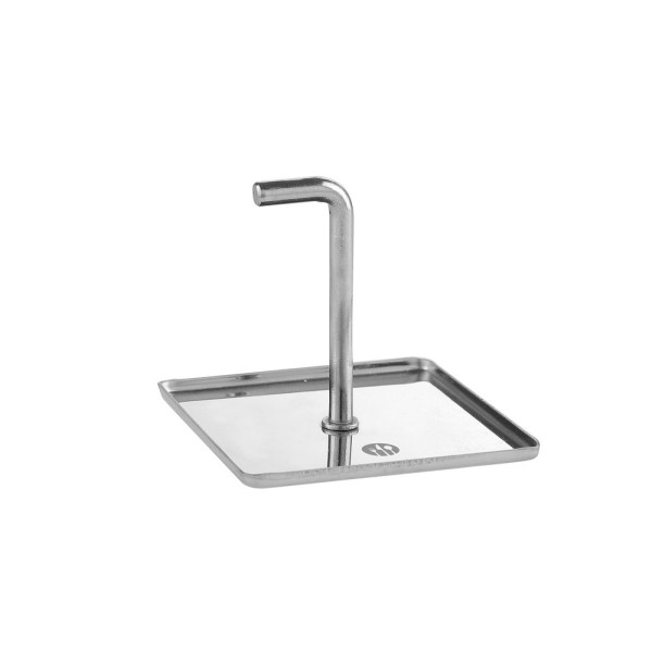 Ételgyűrű és nyomólemez négyzet, HENDI, nyomólemez, 80x80x(H)55mm 512234