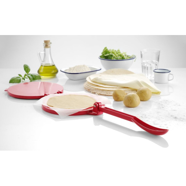 Tortilla prés, HENDI, Piros, 250x200x(H)95mm 513033