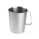 Mérőedény rozsdamentes acél, HENDI, 0,5L, ⌀90x(H)105mm 516102