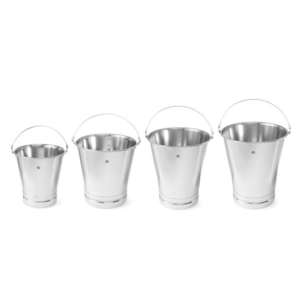 Vödör erősített alappal Profi Line, HENDI, Profi Termékcsalád, 12L, ⌀300x(H)310mm 516706