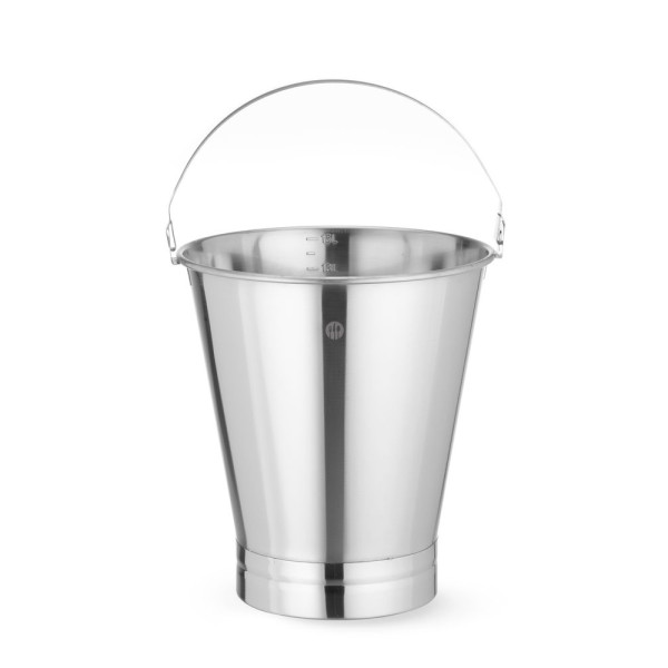 Vödör erősített alappal Profi Line, HENDI, Profi Termékcsalád, 15L, ⌀305x(H)330mm 516720