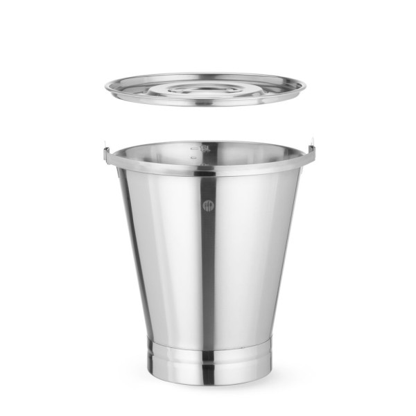 Vödör erősített alappal Profi Line, HENDI, Profi Termékcsalád, 15L, ⌀305x(H)330mm 516720