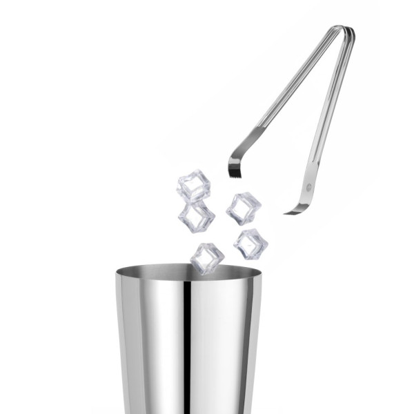 Jégkocka csipesz, BarUp, Ezüst, (L)180mm 523520