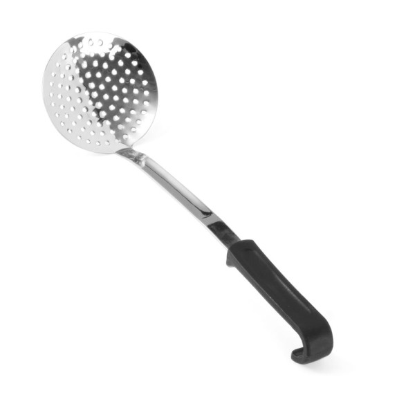 Szűrőkanál, kerek, HENDI, Fekete, 370x105mm 529041