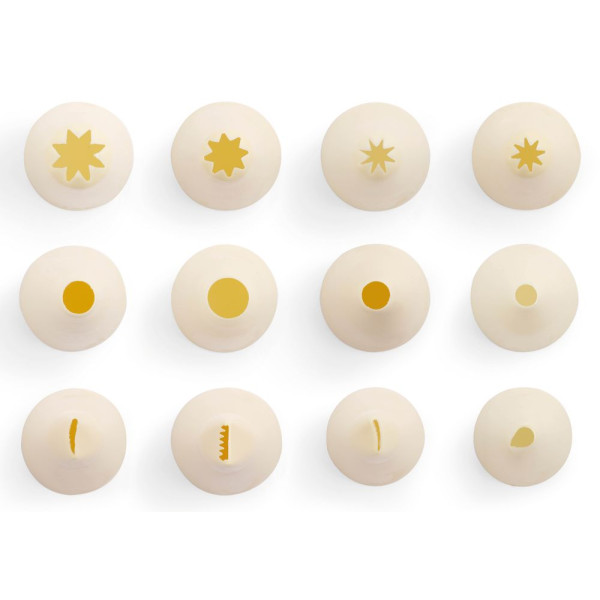 Díszítő csövek - válogatás, HENDI, ø 6-8-10-12 551400