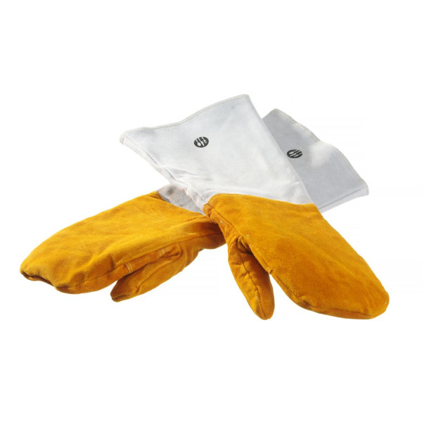 Hőálló bőr barbecue kesztyű - 2 db, HENDI, 2 db., (L)460mm 556658