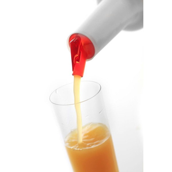 Tároló- és kiöntő palack, BarUp, 0,8L, Fehér, ⌀90x(H)300mm 557600